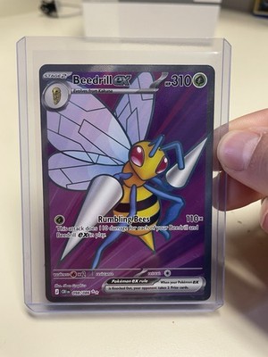 Pokemon TCG Beedrill EX 098/086 Evolutions Ultra Rare Holo EN Stage 2 310HP