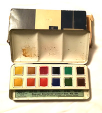 Vintage Reeves Student Colour Box No. 58 Wate...
