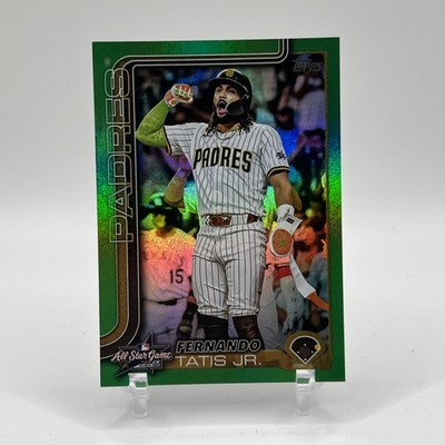 2025 Topps Chrome Update Fernando Tatis Jr. All-Star Game Green Refractor #/99