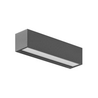 LED Wandanbauleuchte Darbee, IP65, 230V Ac, 50 Hz, 9W, 3000K, 897Lm, Graphit, Sc
