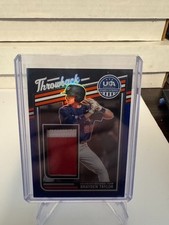 Brayden Taylor 2026 Panini USA Baseball Game Used Patch 10/49 Rays