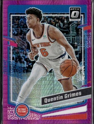 2023-24 Donruss Optic Hyper Pink Quentin Grimes #46