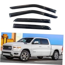 Window Visor Compatible with 19-25 RAM 1500 Crew Cab New Body Style Only 