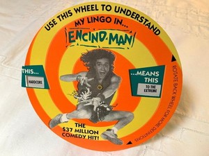 1992 Encino Man Original Promo Spin Weasel Wheel 6" Pauly Shore/Brendan Fraser
