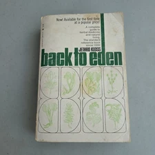 Back To Eden - Jethro Kloss 1971 Vtg Paperback Lancer Alternative Natural Health