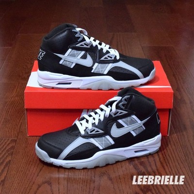 Nike Air Trainer SC High Raiders Black Grey White DZ4405-001 Men's Size 8.5