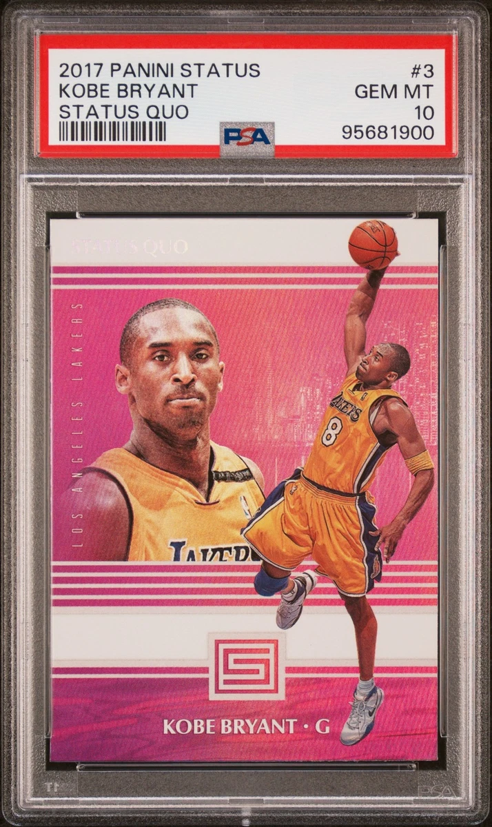 Panini Kobe Bryant 10 Graded Basketball Sports Trading Cards