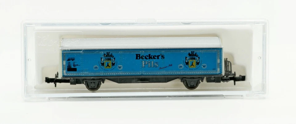 ROCO / GENSHEIMER HV5 Bierwagen „Becker's Pils“, Variante: blau, OVP