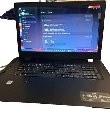 Acer Aspire 3 A317-52 17.3'' Laptop Intel i3-1005G1 8GB 1TB HDD Windows 11   Good
