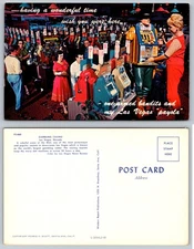 Las Vegas Nevada Casino Slot Machines Postcard