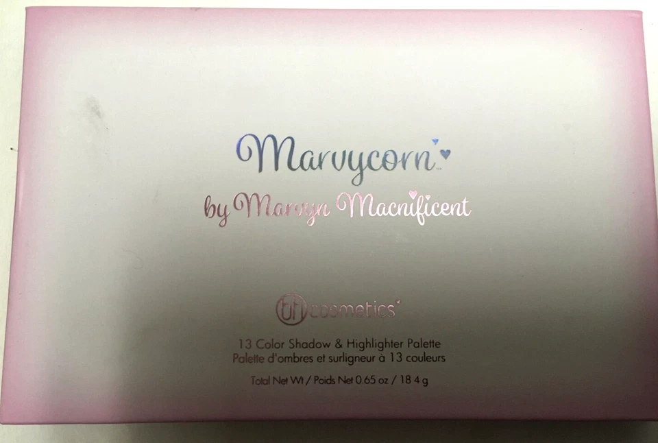 bh Cosmetics Marvycorn 13 color Shadow & Highlighter Palette NIB - Image 3 of 4