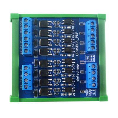 8CH DC 3.3V 5V 12V 24V Digital Logic Level Converter Inverter Optical Isolation