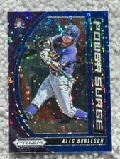 2020 Prizm Draft Picks Alec Burleson Power Surge Donut Circle SSP /25 🔥