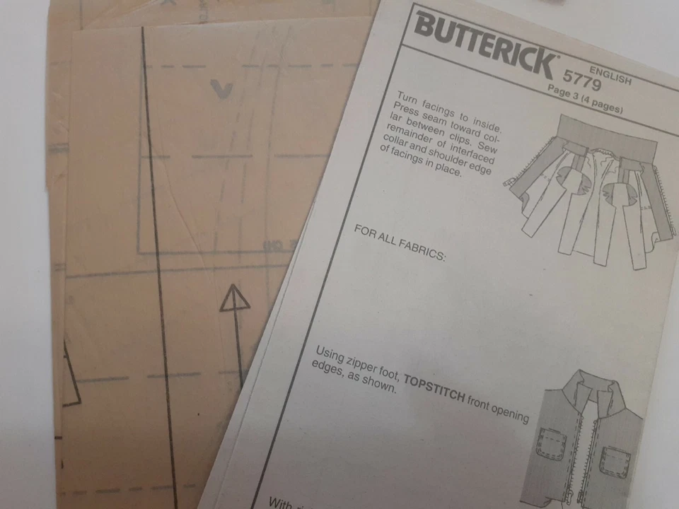 Butterick 5779 Skirt Pants Jacket Vest Sewing Pattern Girls 12 14 16 UC Outfit - Image 4 of 4
