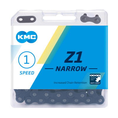 KMC Fahrrad Kette Z1 Narrow Kompatibilität: Nabenschaltung | SB-Verpackung | bra