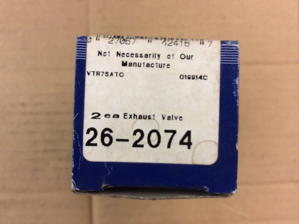 Válvula de escape motor Clevite 26-2074 nueva CANTIDAD 1 Foto 2 de 3