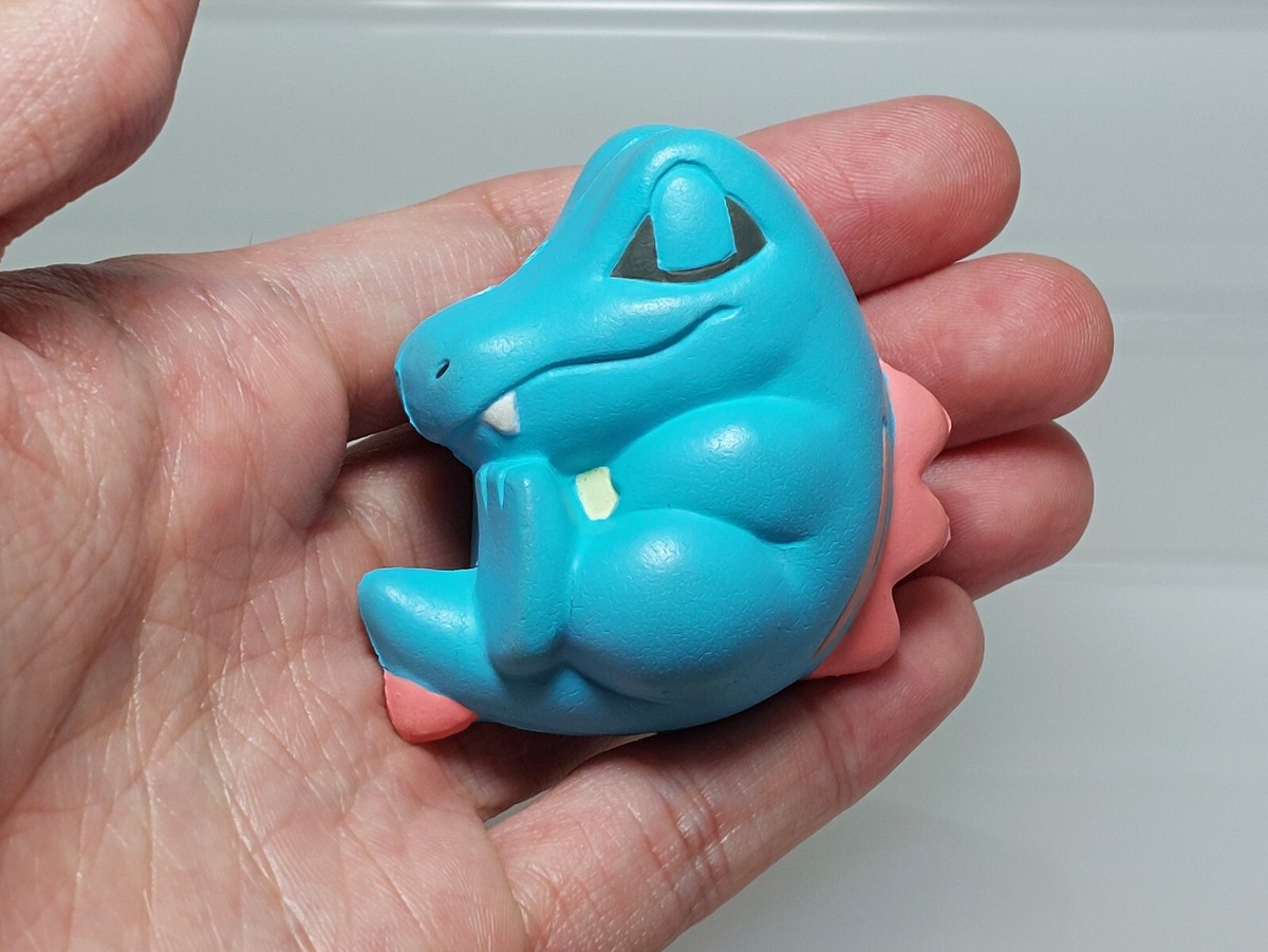 Totodile Waninoko (Sleeping) Pokemon Squishy Figure Totodile Waninoko (Sleeping) Pokemon Squishy Figure