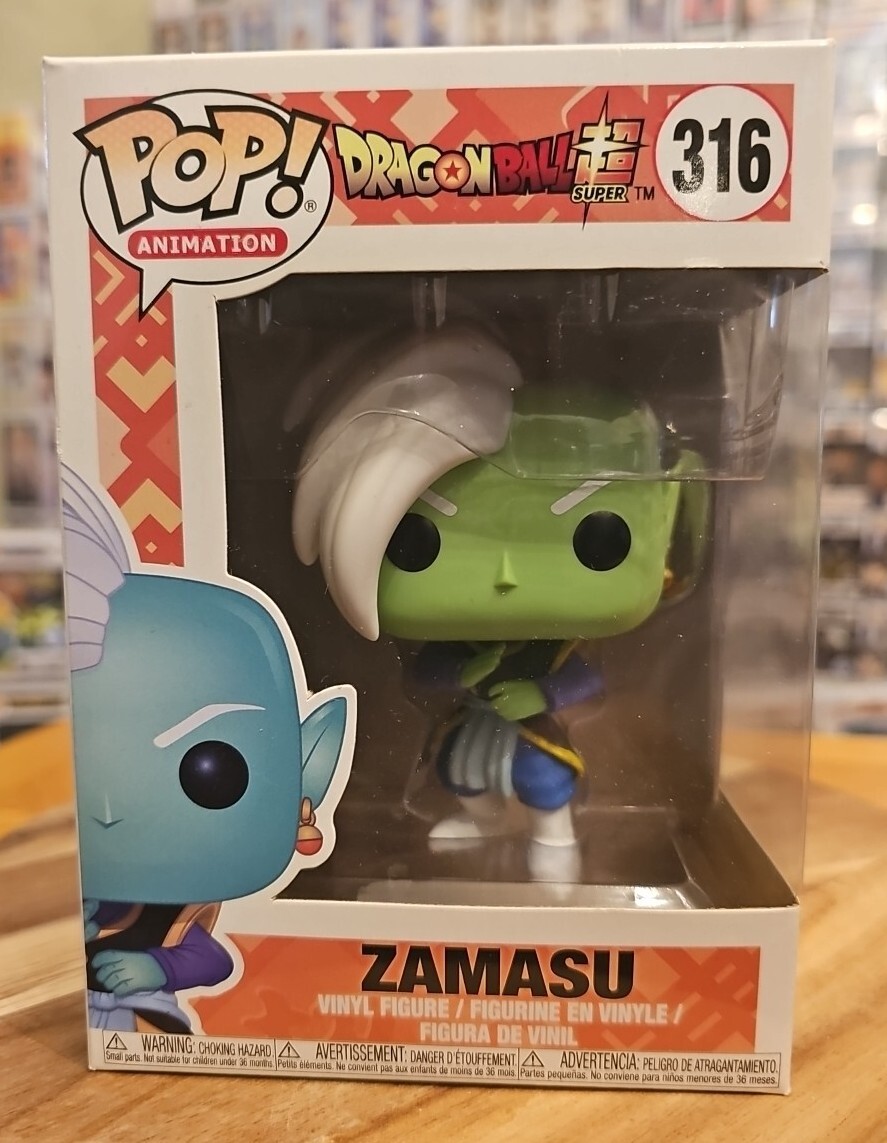 Funko Pop Dragon Ball Super Zamasu #316 Vynl Figure Brand New Fast