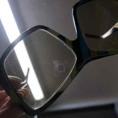 Lunettes De Soleil Vintage Emilio Pucci Vivara - Forme Carrée Surdimensionnée - Occasion