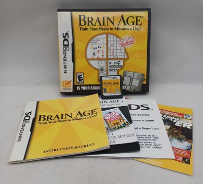 Nintendo DS Brain Age - Complete w/Manual And All Inserts VG+