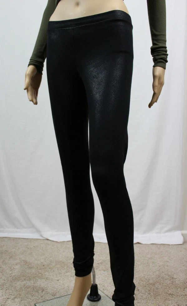 Polo Ralph Lauren Women's Black Shimmer Leggings~NWT~