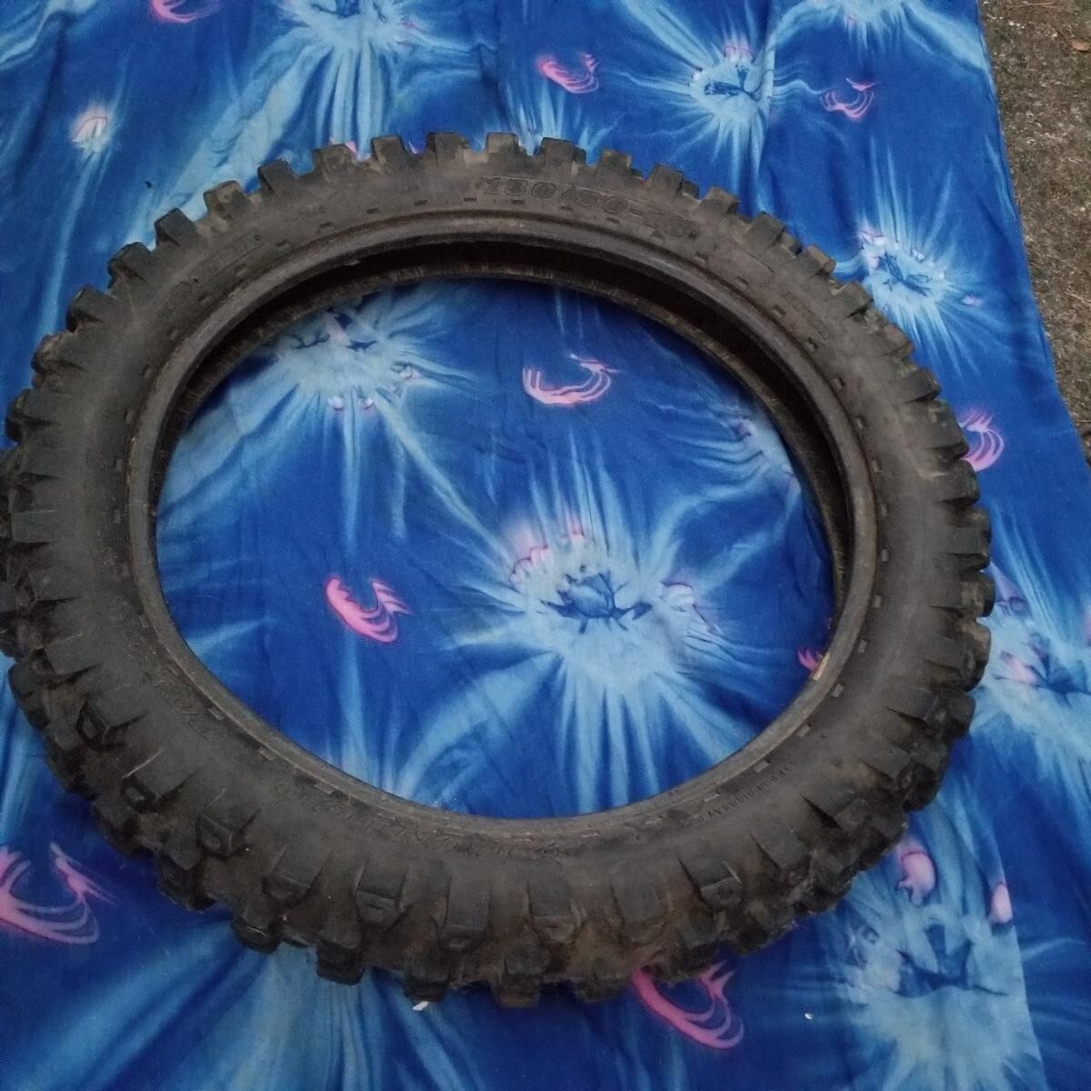 dunlop-130-80-18-rear-tire-4-00-motocross-off-rd-sports-k490-used