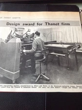 68-3 ephemera 1967 Picture Hilger And Watts Margate Map Plotting Machine