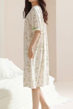 Cotton Pajamas Nightgown Sleepwear SleepShirt Sleep Dress Night Dress Nightshirt