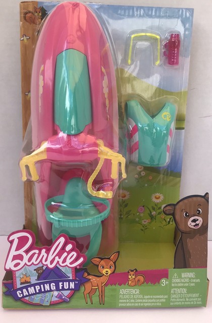 barbie camping fun jet ski