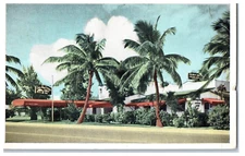 Olney Inn Miami Beach Florida Postcard Posted 1939