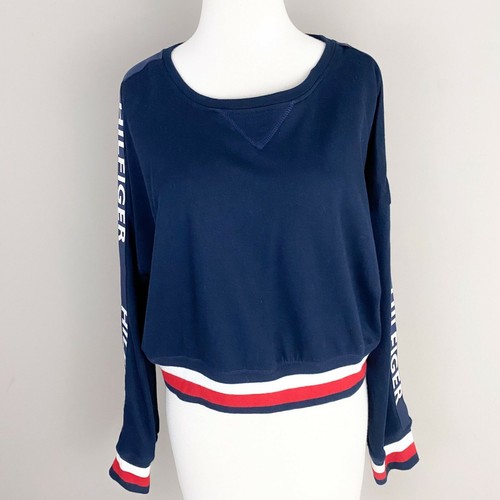 cropped tommy hilfiger sweater
