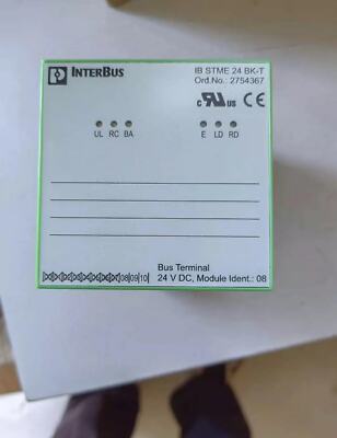 1PCS PHOENIX CONTACT IBS STME 24 BK-T 2754367 2754367 Electronic module ...