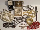 Vintage Estate Costume Jewelry Lot *All Wear* Necklaces, Rings, Earrings & More