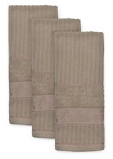 Cotton Tea Towels Jacquards Cooks Towel Cafe Luxury 3 Pack Striped Kitchen Towel