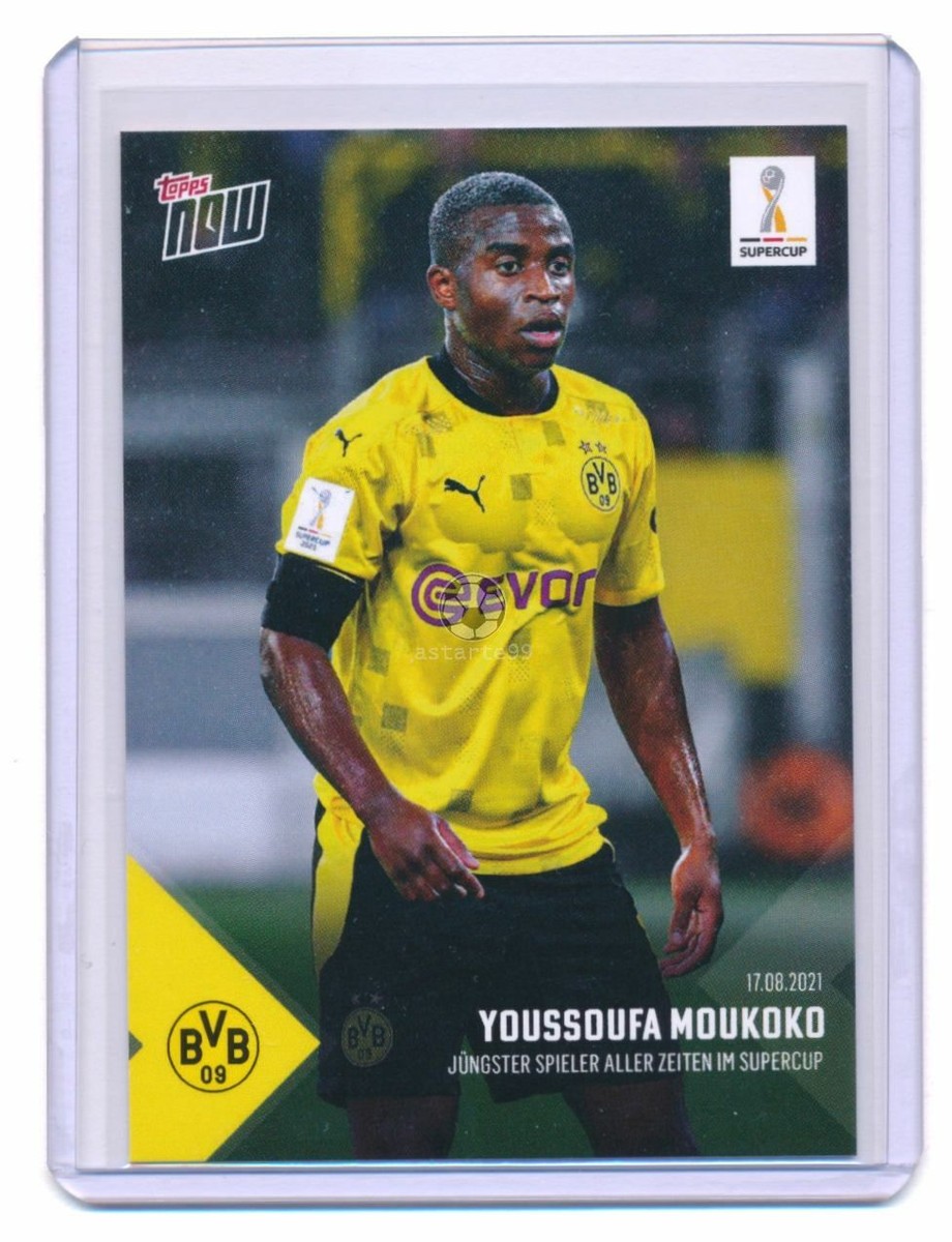 Topps Now Bundesliga #11 German Ver. Youssoufa Moukoko Jüngster