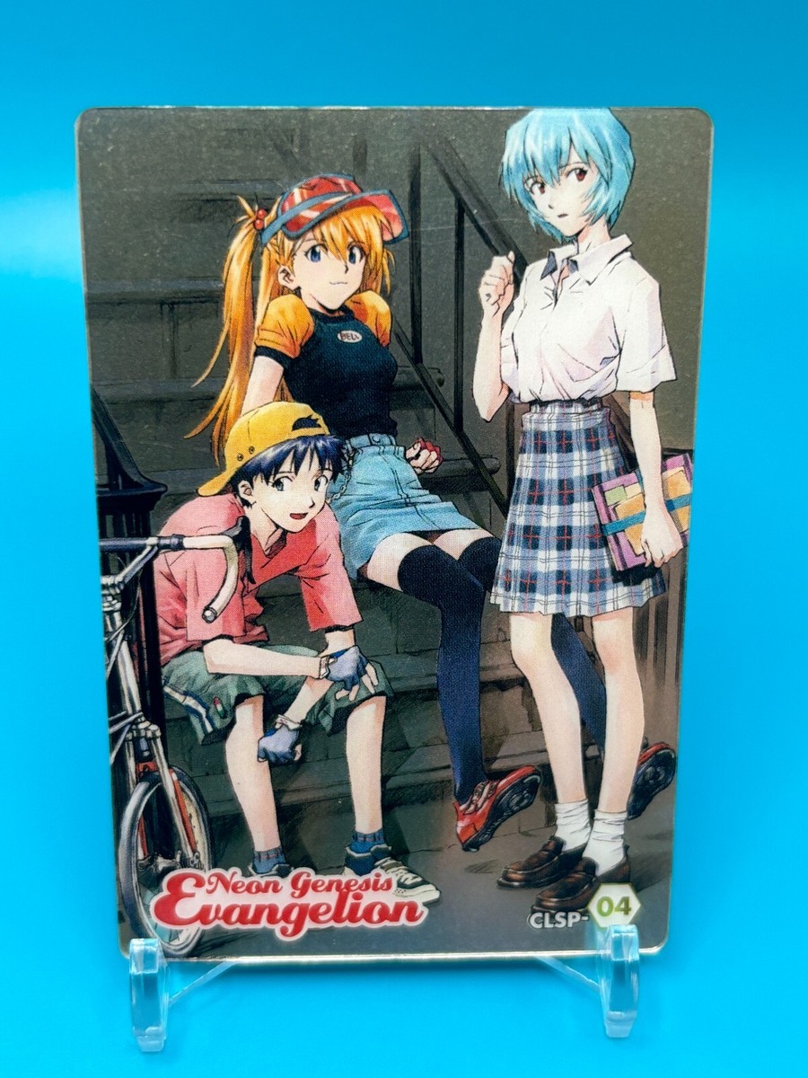 Asuka Rei Shinji CLSP-04 Evangelion Card Bandai Japanese Anime 