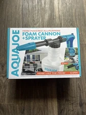 Aqua Joe Hose-Powered Adjustable Foam Cannon Spray Gun Blaster w/Spray Wash