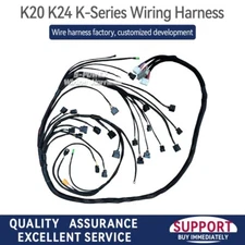K20 K24 K-Series Recessed Engine Wiring Harness for Acura K-Swap Integra CRX EK