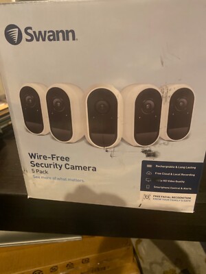 New swann wite free security camera 5 pack