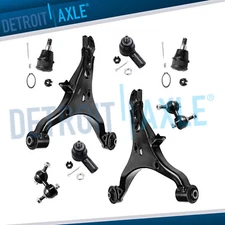 Front Lower Control Arms Tie Rods Kit for 2002 2003 2004 2005 2006 Honda CR-V