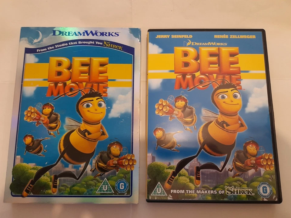 Bee Movie (DVD, 2008, with Iridescent Slipcover)- Interactive Game, Music Video - Image 2 of 4