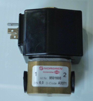 NORGREN Herion 2/2-Wege-Magnetventil / 9501600 DN 6 / Id.Nr. 0800 24V 16W SET!!