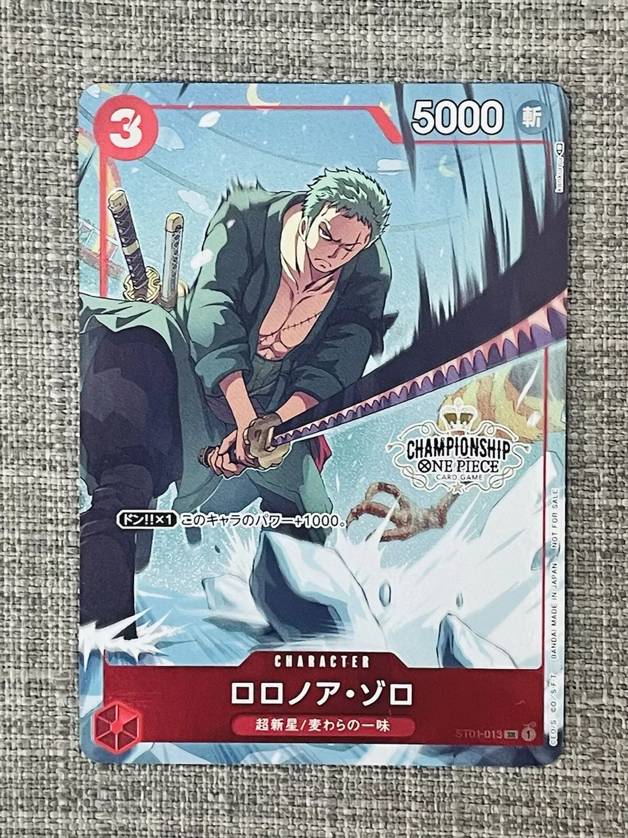 Roronoa Zoro ST01-013 SR Start Deck - ONE PIECE Card Game Japanese