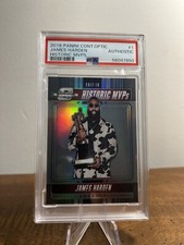 2018-19 Panini Contenders Optic Silver Holo Historic MVPs Prizms James Harden #1