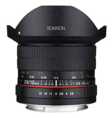 12mm F2.8 ROKINON FULL FRAME FISHEYE PRIME LENS for SONY E CAMERAS NEW in BOX
