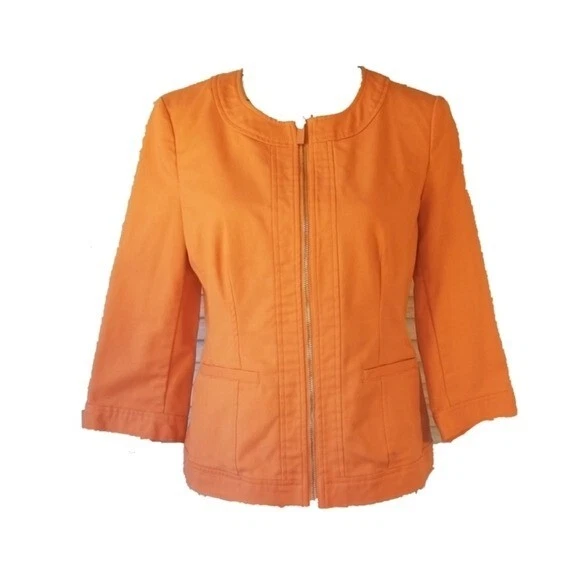 Resin Zip Retro Jacket, Size 10 - Image 4 of 4