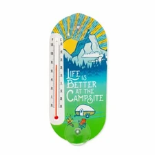 CAMCO 53366 RV CAMPER INDOOR/OUTDOOR WINDOW THERMOMETER