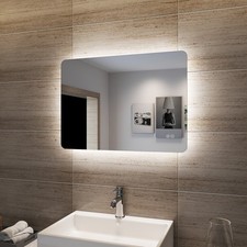 500x700mm LED Lighted Bathroom Mirror Anti-Fog Dimmable Wall Mount  Anti-fog