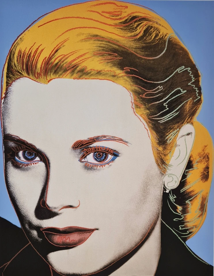 ANDY WARHOL * Grace Kelly * 57 x 38 cm * signed lithograph * limited # 83/100 - Bild 2 von 4