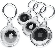 4 Pack Airtag Keychain Waterproof, Air Tag Holder for Apple Airtag GPS Tracker..